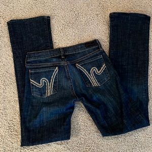 CITIZENS of Humanity Kelly #001 Stretch Low Waist Bootcut Size 25